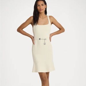 Ralph Lauren Gipralle-sleeveless-day Dress Double Crepe